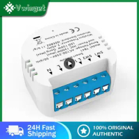 WiFi Smart Switch Module Energy Monitoring Tuya Smart Life Remote Control Relay Breaker Switch Works With Alexa