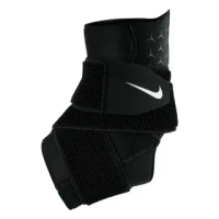 【NIKE 耐吉】護踝套 PRO 調節式 運動 黑 N1000673010