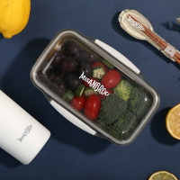 輕食北歐簡約飯盒雙層便當盒上班族健身減肥減脂帶飯餐盒可微波爐
