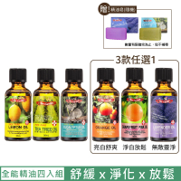 Ausgarden 澳維花園 全能天王精油50mlX4件組(任選 加贈精油皂)