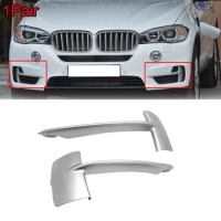 1 Pair Front Left Right Bumper Grille Grill Trim Bumper Lower Grille Trim Cover 1117303113,51117303114 for BMW X5 F15 2014-2017
