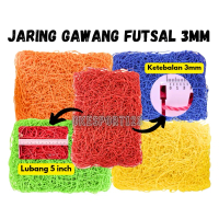 JARING GAWANG FUTSAL 3MM [ 1 SET / UNTUK 2 GAWANG FUTSAL ]