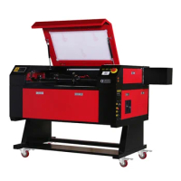 SIHAO KH7050 60W 80W 100W High Speed CO2 Engraving Cutting Machine With USB PORT 700*500mm Red Black