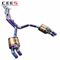 CEES Catback Exhaust For AUDI A8 C8 3.0T 2018-2022 Tuning Valve Exhaust Pipe Muffler Performance Car Exhaust System