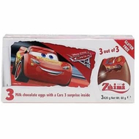 Zaini Egg Chocolate Disney Cars Mcqueen Surprise Gift Cokelat Coklat