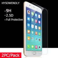 HYSOWENDLY 2pcs 2.5D 9H Premium Tempered Glass for OPPO R7 R7s R11 R11s Plus R15 Dream R17 Pro K1 Mobile Protective Screen Films