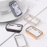 Ốp lưng bảo vệ bằng đá quý lấp lánh cho dây đeo Huawei Band 11/Band 10/Band 9/Band 8; ốp lưng đính đ