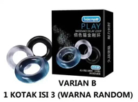 TIME DELAY COCK RING PRIA SILIKON SILICA GEL KUAT PRIVASI AMAN Tipe-B