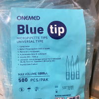 ￼Blue Tips Onemed 1000ul Micropipet Tips Biru Onelab isi 500pcs Blue Tip