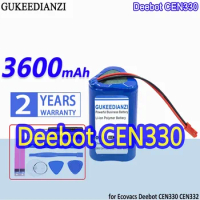 Deebot CEN330 (SM-3P) (JST) 3600mAh High Capacity Battery For Ecovacs Deebot Deepoo CEN330 CEN332 Vacuum Robot Batteries