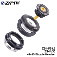 ZTTO MTB Road Bike steering column Headset 44mm 1-1/8" 28.6mm Straight Tube Fork MTB Bike Frame Low Profile Semi-integrated ZS44