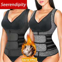 Women Waist Trainer Vest Body Shaper Sauna Sweat Suit Sheath Workout Corset Top Shapewear Fitness Tr