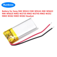 New 3.7V AHB501323T Headset Battery for Sony NW-WS413 NW-WS141 NW-WS623 NW-WS625 NWZ-W273S NWZ-W274S NWZ-W252 NWZ-W262 NWZ-W202