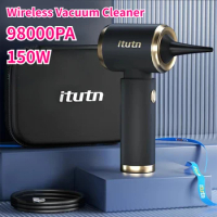 ITUTN Car Vacuum Cleaner 98000PA Wireless Portable Cleaning Machine for Keyboard Powerful Mini Handh