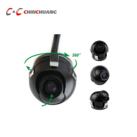 360° HD Universal Car Front Side Rear View CCD Camera Auto Reverse Backup Parking Assistance System Night Vision Waterproof