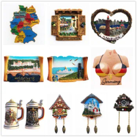 Germany Cuckoo clock Deutschland Fridge Magnets Tourist Souvenirs Crafts Refrigerator magnet Decoration Articles Handicraft