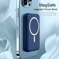 Macsafe Power bank 30000mAh Magnetic Wireless Charger Powerbank External Battery Charging For iPhone 15/14/13/12 Xiaomi Sansung