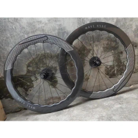 2024 700C New 6560 Carbon Road Bike Wheels Ceramic Ratcher Disc Hub Light Carbon Clincher Disc Road Bicycle Wheelset