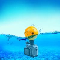 Action Camera Waterproof Floating Ball with Adatper for Gopro Hero 1110987 Sjcam SJ5000 SJ6/8 Pro Eken H9 C30 Clownfish Xiaomi