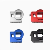 gopro 6&amp;5 Dog cage Aluminum alloy cooling bezel gopro 6&amp;5 Protective Camera Kit accessories metal