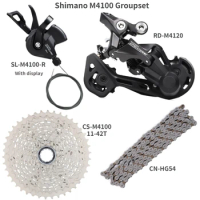 Shimano DEORE M4100 Groupset MTB Mountain Bike M4100 Groupset 10-Speed 11-42T 11-46T Rear Derailleur