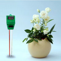 PUSH! 園藝用品土壤酸鹼度計/濕度計/照度計三合一土壤檢測儀 ph計(2入組)B31