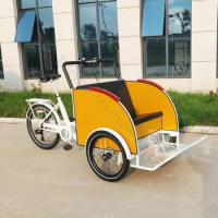 3 Wheel Cargo Rickshaws Electric And Pedal Cycle Bike Taxi Manufacturer For 2 Passengers