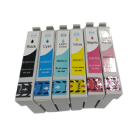 einkshop T0821 T0821N Ink Cartridges For Epson R270 R390 TX650 T50 T59 RX590 TX700W TX800W T50 TX720 TX700 TX800 RX610
