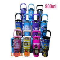 Tumbler karakter Botol stenless steel karakter stitch,cinnamorol,kuromi,one pice,melody,pooh 900ml