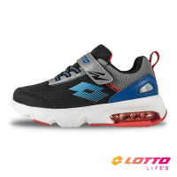 【LOTTO 義大利】童鞋 ARIA LITE  氣墊跑鞋(灰藍紅-LT4AKR5946)