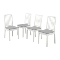 EKEDALEN 餐椅, 白色/orrsta 淺灰色
