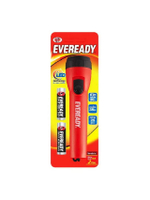 ไฟฉาย + ถ่านไฟฉาย 2 ก้อน (สีแดง) รุ่น EV-LED-LC1L2A RD