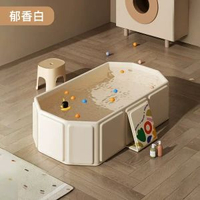 居家免安裝寵物洗澡盆加厚摺疊浴盆大號狗狗洗澡神器