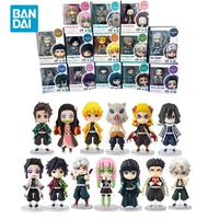 Bandai Original Demon Slayer Anime Figuarts Mini Tanjiro Kyoujurou and Other Action Figure Toys for Kids Gift Collectible Model