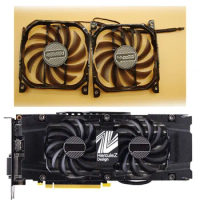 New CF-12915S P104-100 1070Ti 1080Ti GPU Card Cooler Fan For INNO3D GeForce GTX 1070 1080 Ti Twin X2 graphics card