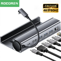 Rocoren Docking Station Dex USB C HUB to USB 3.0 HDMI-compatible Dock Station For Samsung Galaxy S22 S21 S20 Plus Huawei MacBook