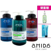 [時時樂限定] Amida蜜拉專業頭皮清潔買二送二組(1000ml*2+乾洗手90ml*1+輕羽魔200ml)