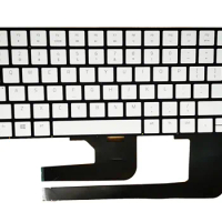 Laptop Keyboard For RAZER Blade 15 12973591-00 2H-BCUUSR51011 911100163930 United States US White Without Frame With Backlit