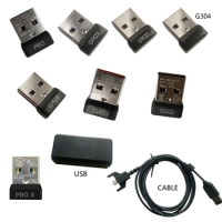 2.4Ghz USB Wireless Dongle Receiver USB Adapter for Logitech G502 G603 G900 G903 G304 G703 GPW GPX Wireless Gaming Mouse