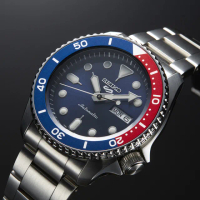 【SEIKO 精工】5 Sports 可樂圈 精工機械錶 SRPD53K1 /4R36-07G0R