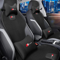 Set kusyen leher dan belakang untuk kereta Audi Sline A4 Q5 A1 A2 A3 A5 A6 A7 A8 Q1 Q2 Q3 Q4 Q6 RS7