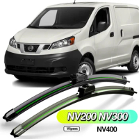 For Nissan NV200 2009-2020 NV300 2016-2023 NV400 2010-2023 2pcs Front Windshield Wiper Blades Accessories Windscreen Window