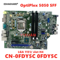CN-0FDY5C For Dell Optiplex 5050 SFF Desktop Motherboard 0FDY5C FDY5C CJ18T 0CJ18T LGA 1151 DDR4 Mainboard 100% Test Fully Work