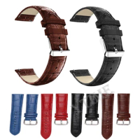 Leather Strap For TicWatch Pro 3 Ultra GPS Watch band Bracelet For TicWatch E3 GTH 2 E Wristband Tic Watch GTX E2 S2 Watchband