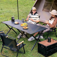 Trailtop Meja Kursi Lipat Outdoor Germany Baja Karbon Tahan Aus Kuat Menahan Beban 150Kg Pasti Disko