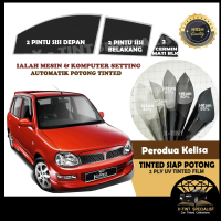 Perodua Kelisa_Tinted Kereta _2PLY UV Film_Hitam_Siap Potong / Car Tinted / Tinted Kereta/ Tinted UV