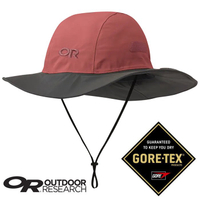 【【蘋果戶外】】Outdoor Research OR280135 1682 GTX 大盤帽 磚紅/灰 Gore-tex 圓盤帽子 SEATTLE SOMBRERO 牛仔帽.100%防水透氣.排汗 保暖防風 OR82130 243505