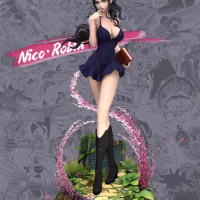 One Piece Anime Figure 36cm Nico Robin Sexy Girl Model Doll Hentai Clothes Removable Pvc Statue Desk Decor Actioncollectable Toy