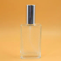 Empty Refillable Perfume Bottles 100ml Glass Travel Spray Bottle Atomizer Perfume Scent Case With Silver Cap Hot Sale USA