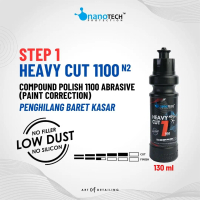 COMPOUND POLISH STEP 1 HEAVY CUT 1100 - nanoTECH PROTECTION  - Obat Poles Baret Kasar Cat Mobil Moto